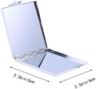 Minkisky 3PCS Compact LED Travel Makeup Mirror with Wall Mount Folding Design