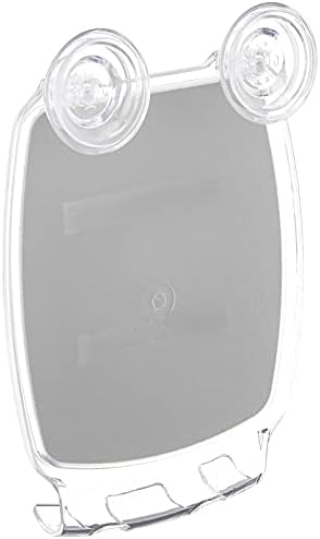 iDesign Plastic Power Lock Suction Shower Shaving Mirror