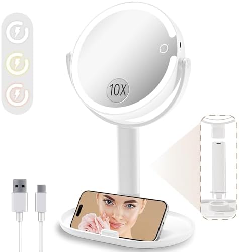 Vanity Mirror 10X LED with Lights