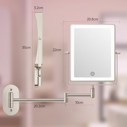 FAScinate Wall-Mounted Makeup Mirror