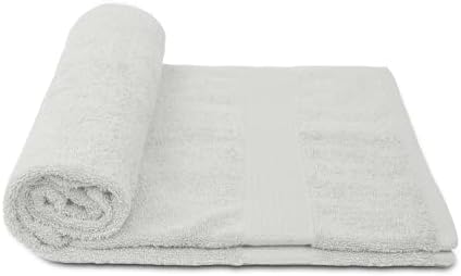 Zuperia Premium 100 Cotton Lightweight Absorbent 30x60-inch 4-Pack Cloud Grey
