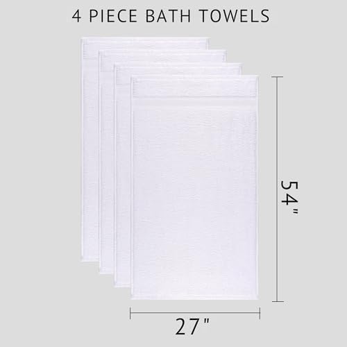 Quick-Dry 27x54 Cotton Towels Set