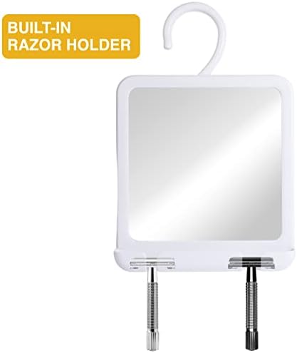 MIRRORVANA Dual Anti Fog Shower Mirror for Shaving