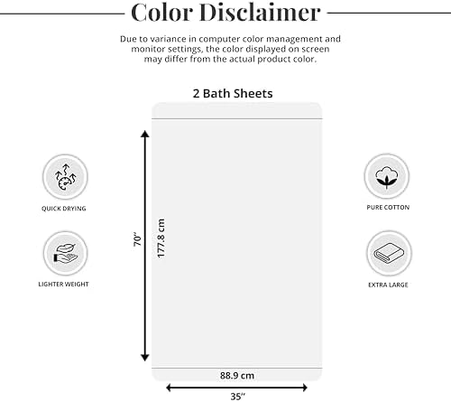 Tens Towels vs 2-Piece Extra Large Bath Sheet Set