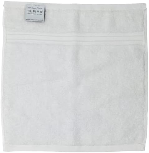 Set of 36 White Washcloths 14x14 Embrace Collection