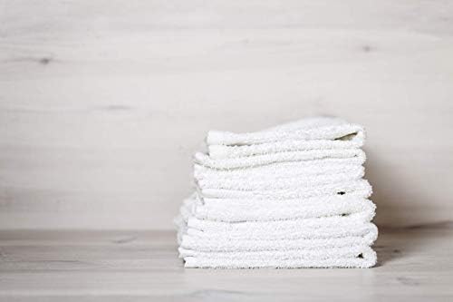 American Towels Linens 100 Cotton Durable Lightweight Ultra Absorbent Washcloth 24-Pack