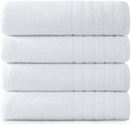 Luxury bath towels 4-pack Terry cotton bath towels
