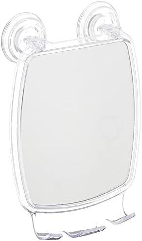 iDesign Plastic Power Lock Suction Shower Shaving Mirror