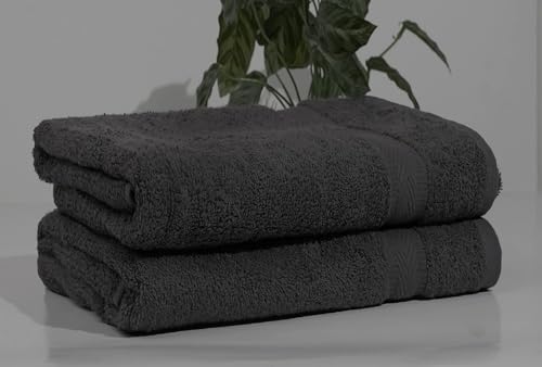 6-Piece Premium Terry Bath Towels Soft Quick Dry