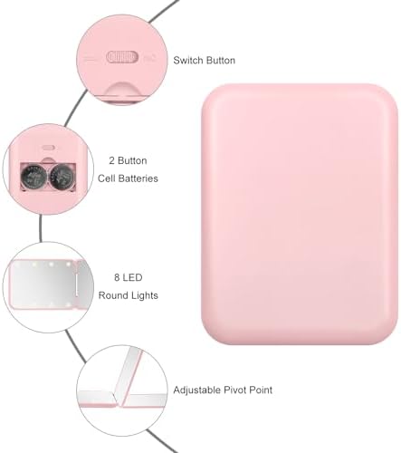 Illuminate your beauty with our compact mirror