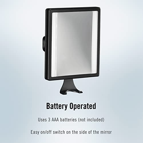 Glowing Mist Conair Man Lighted Shower Mirror