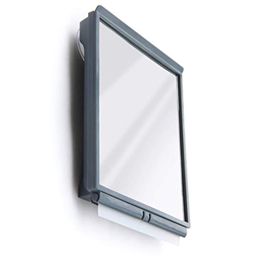 Fogless Shower Mirror with Squeegee Travel Case