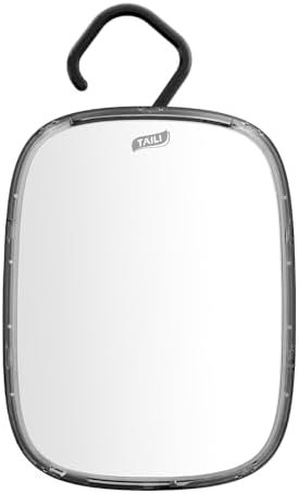 TAILI Fogless Portable Shower Mirror for MenWomen - Shatterproof Easy Hanging