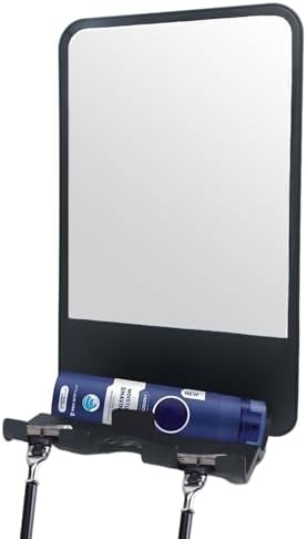 Infitrans - Fogless shower mirror with storage for grooming essentials