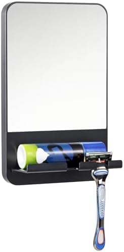 SAFEST and CONVENIENT shower shaving mirror