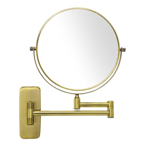Double-Sided Wall-Mount Makeup Mirror