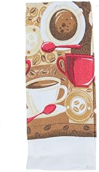 Multi-Colored Coffee Spoons Hand Towel Set