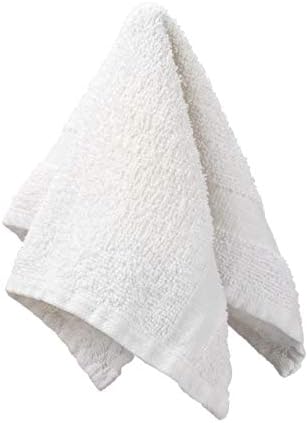American Towels Linens 100 Cotton Durable Lightweight Ultra Absorbent Washcloth 24-Pack
