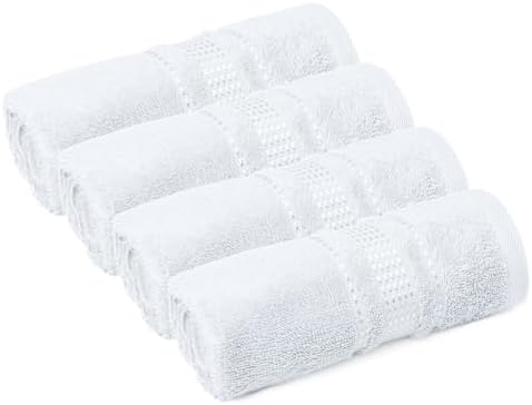 4-Piece Turkish Cotton Washcloth Set