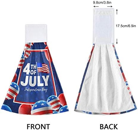 Independence Day American 4th of July Kitchen Hand Towels