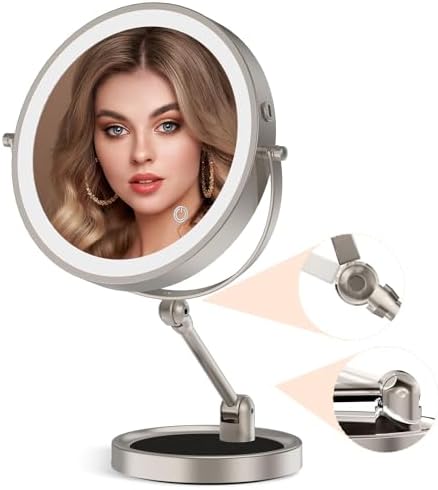 9 Large Lighted Makeup Mirror