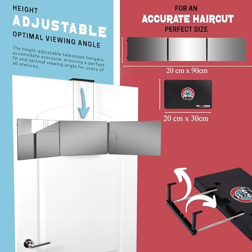 LIPFISBARBERSHOP - 360 Mirror for Self-Haircuts