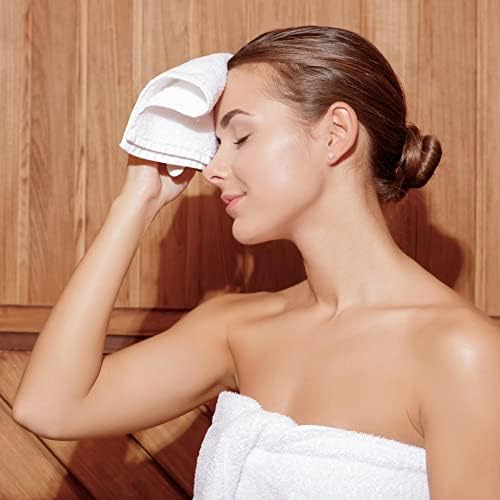 T L Towel and Linen Mart 24 Pack Wash Cloths White