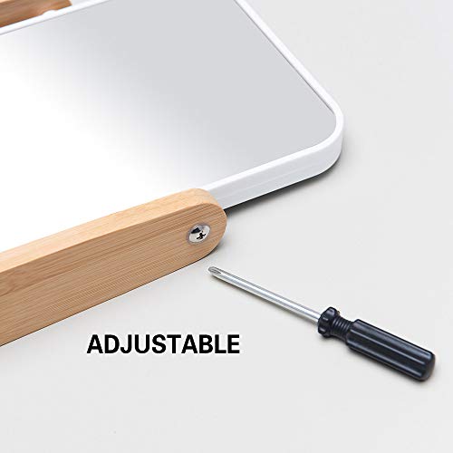 Stylish Bamboo Makeup Mirror