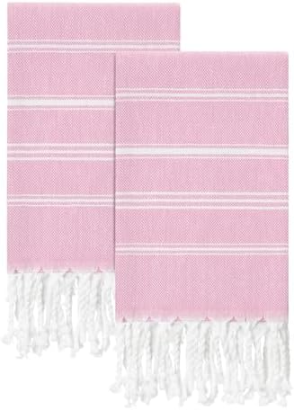 Cabanana Turkish Hand Towels 2-Pack 16x40 Inch 1