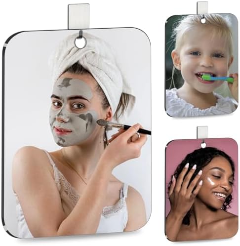 Fog-Free 6x8 Mirror Compact for Travel