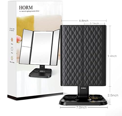 Vanity Mirror with 3 Light Modes