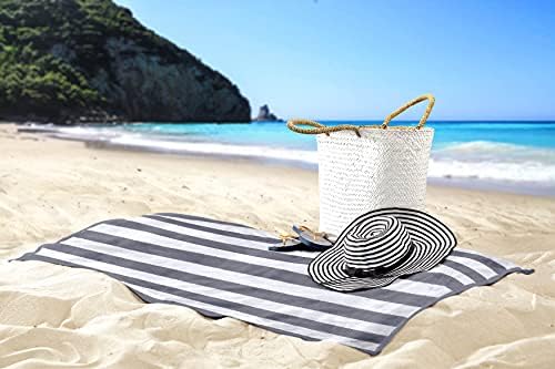 Utopia Gaming Series 4-Pack Cabana Stripe Beach Towels 30x60