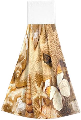 Corgal Sand Starfish Summer Kitchen Hanging Hand Towels