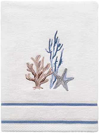 Avanti Linens - Soft Absorbent Cotton Hand Towel Abstract Coastal Collection