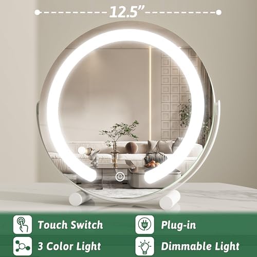 Vanity Mirror with a Touch of Beauty