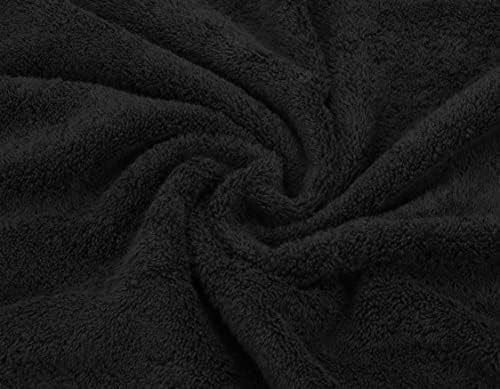 American Soft Linen Luxury 6 Piece Towel Set Black