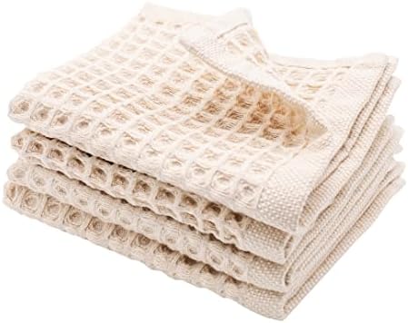 Modern Luxurious Waffle Washcloth Set