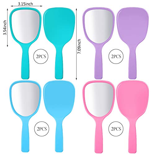 Compact Multicolored Portable Makeup Mirror
