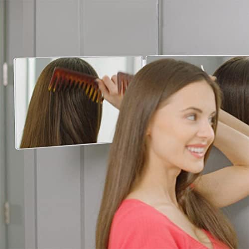 360 Trifold Mirror with LED Lighting and 5X Magnification