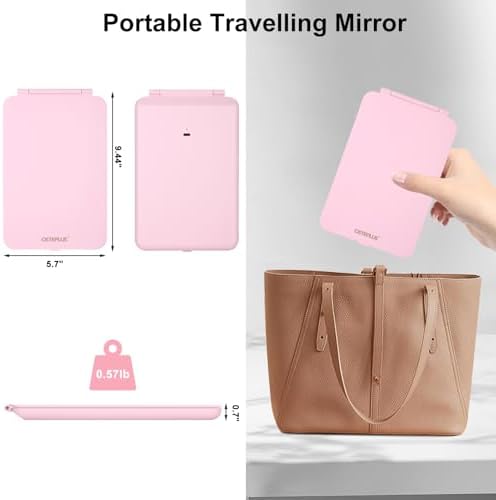 Travel Makeup Mirror w3 Light Modes