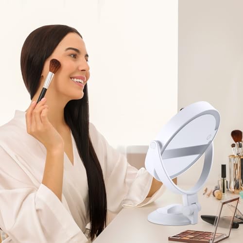 Magnifying Vanity Mirror for Shaving Makeup Detailing