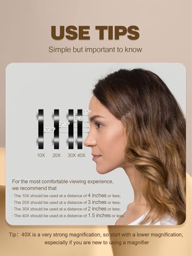 20X Magnifying Mirror with Suction Cups Flawless Makeup Application