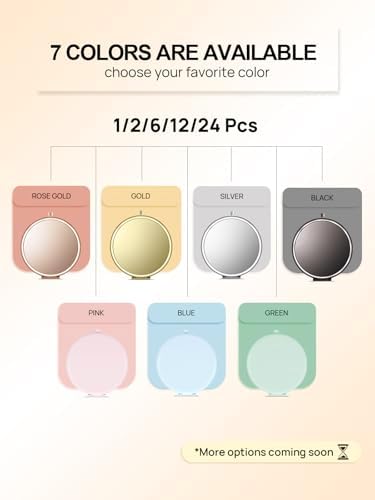 Getinbulk Compact Rose Gold Makeup Mirror for Purse