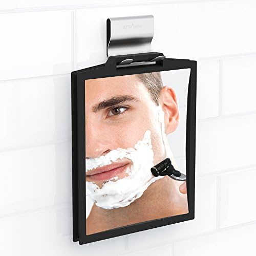 Better Living 13546 DOPPIO Double-Sided Shower Mirror Black