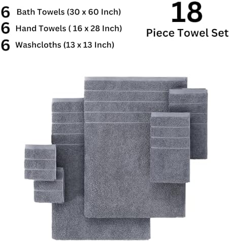Casa Platino Premium Cotton Bath Towels Set