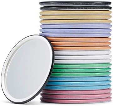 Compact Round Makeup Mirror for Travel