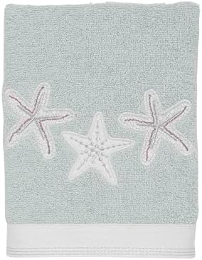 Avanti Linens Hand Towel Sequin Shells Collection