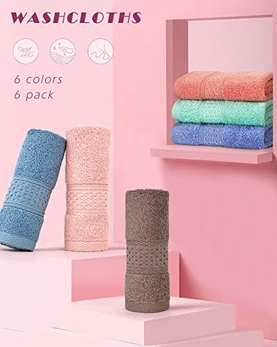 10-Pack Clean Bear Washcloth Set