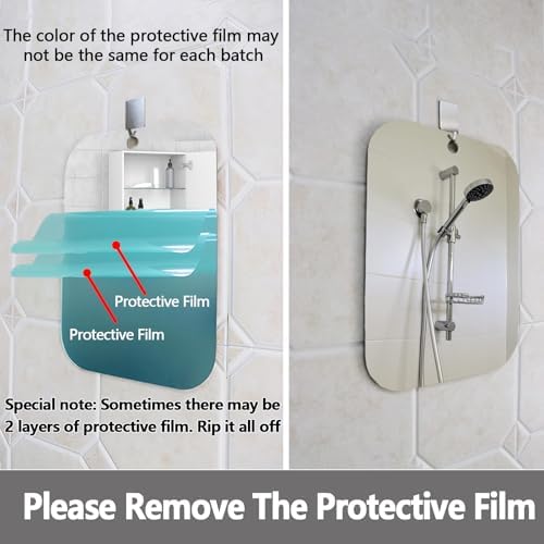 Frameless Medium Shower Mirror