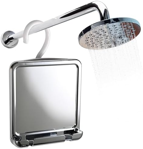 MirrorVana Fogless Shower Mirror Real Glass No Fog Perfect Shave